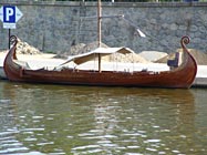Кораблик под старину, р.Влтава, Прага /192 Kb/